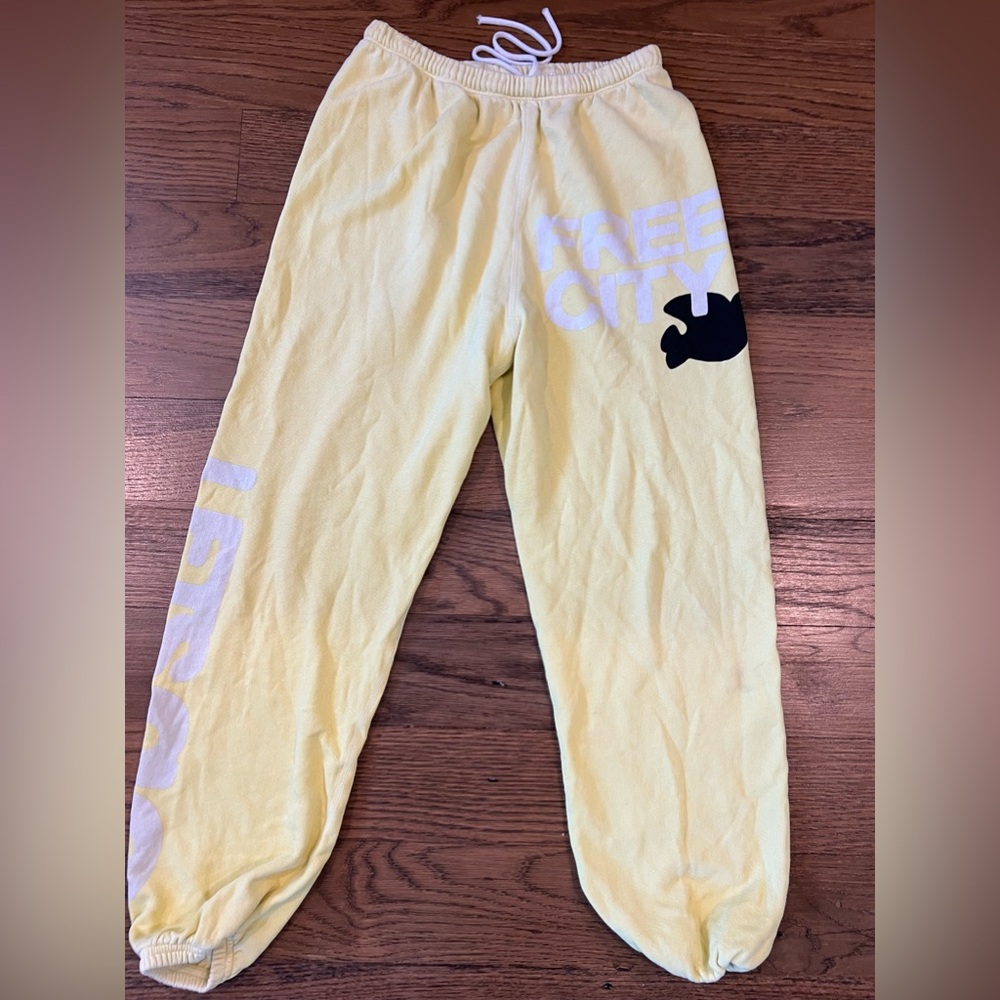 Free City Yellow Sweatpants
